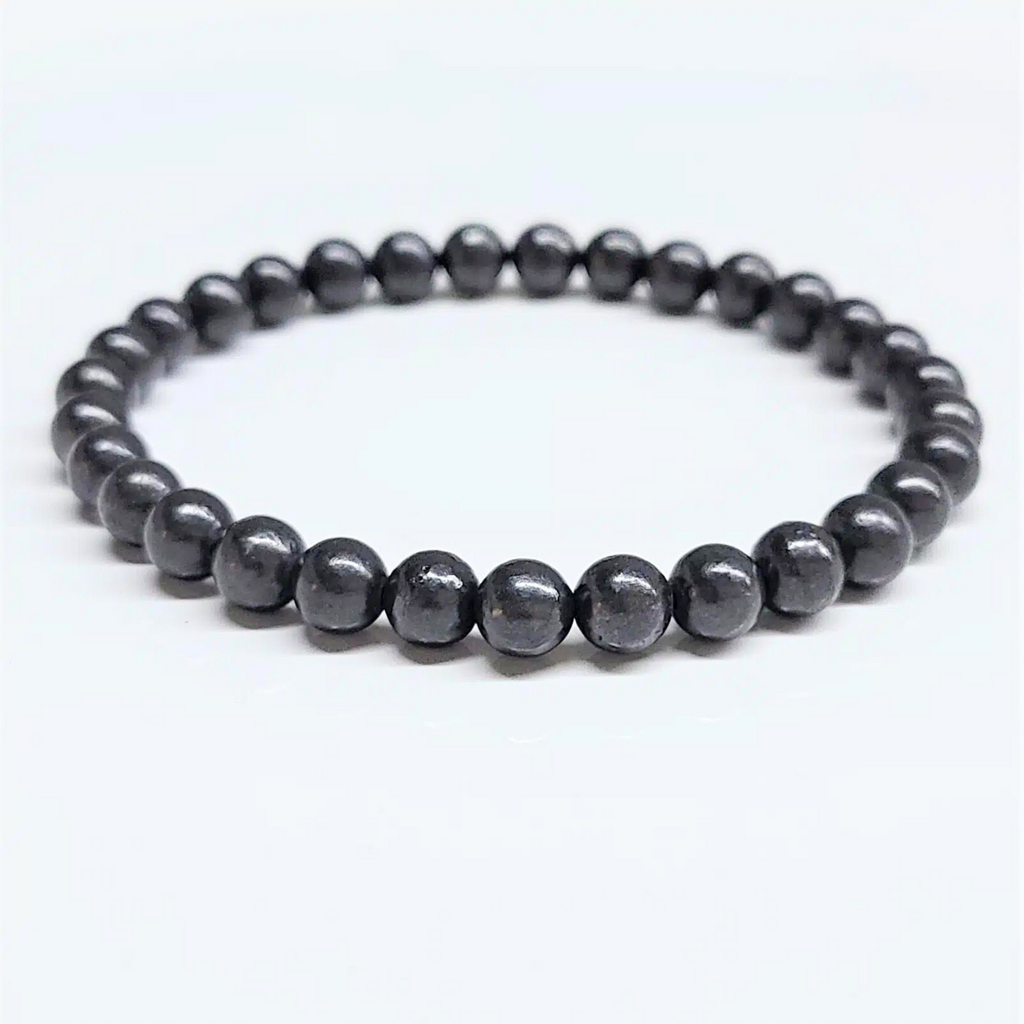Shungite Beaded Bracelet 6mm
