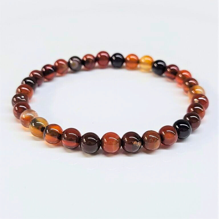 Agate Beaded Bracelets 6mm