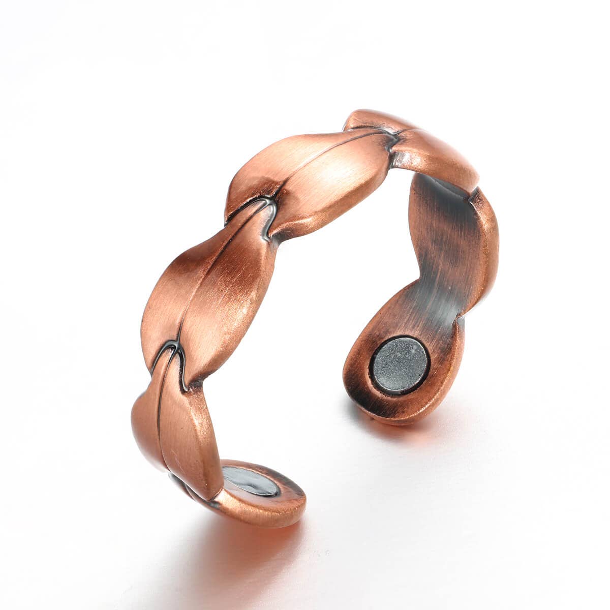 Copper adjustable ring with Magnets to help arthritis