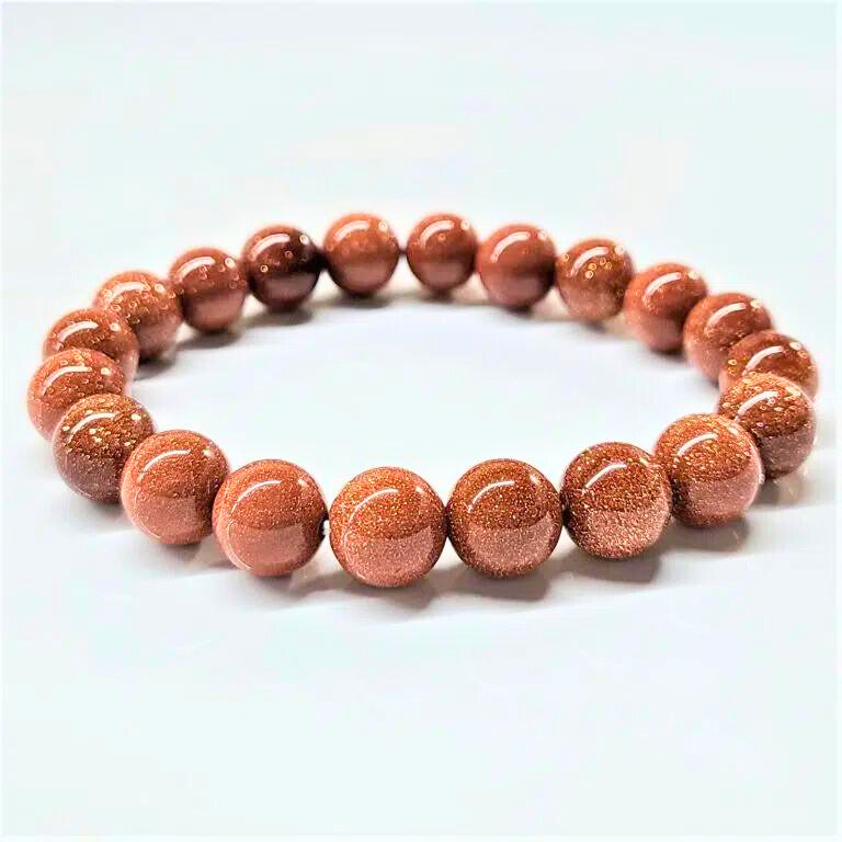 Goldstone Beaded Bracelets 10mm