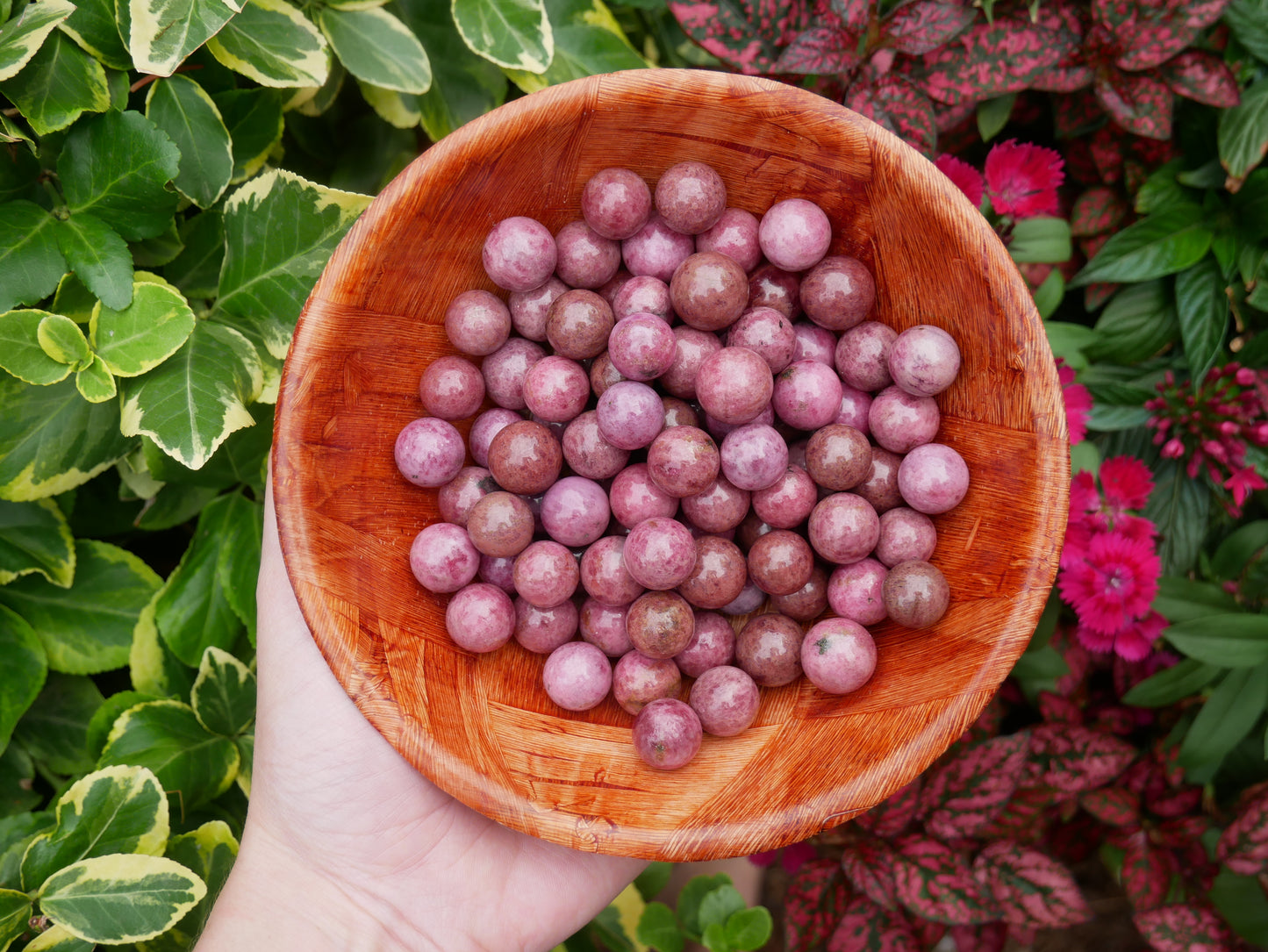 Rhodonite Small Spheres