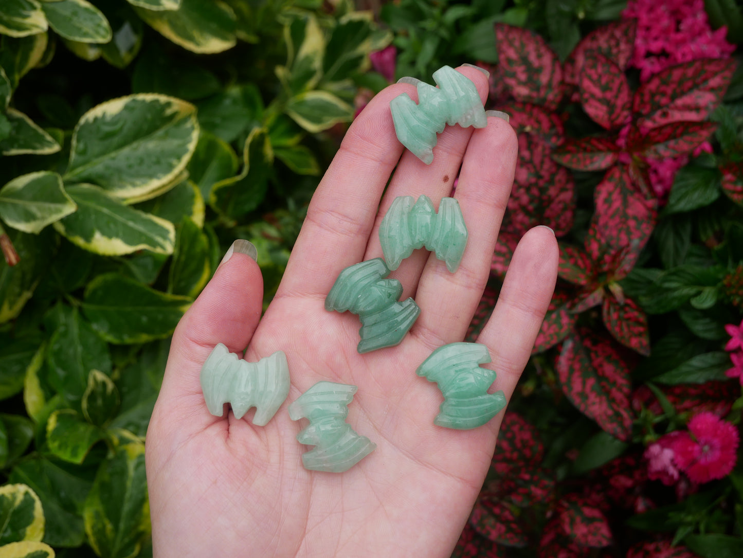 Green Aventurine Bat - Spirit Animals