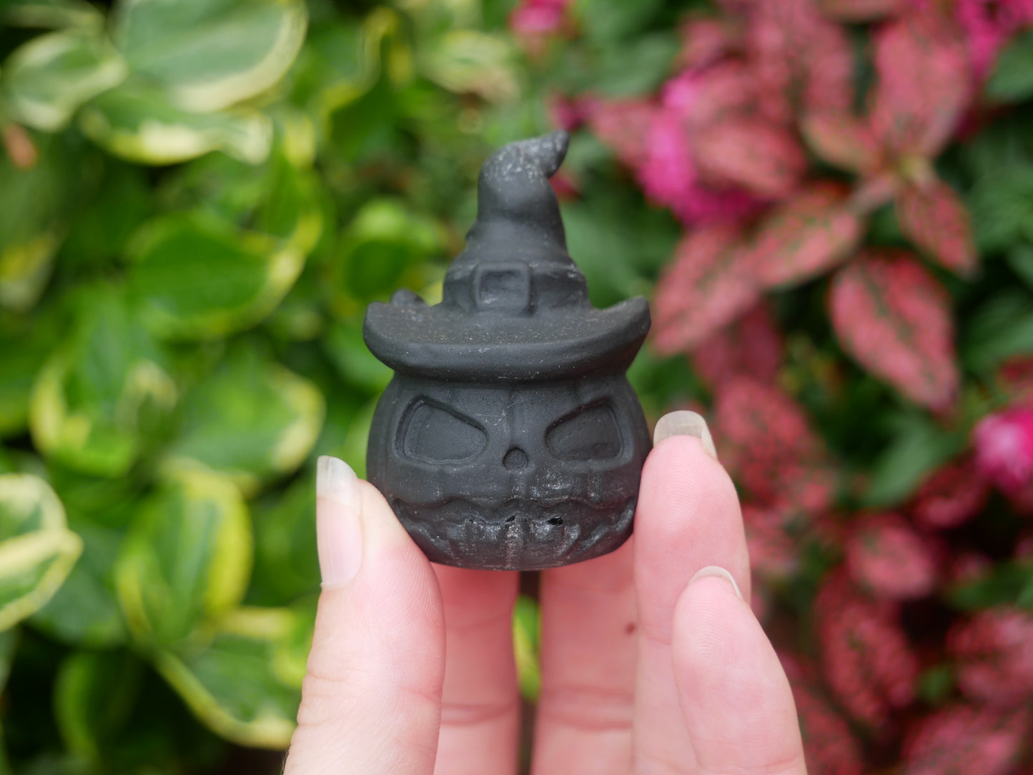 Black Obsidian Pumpkin