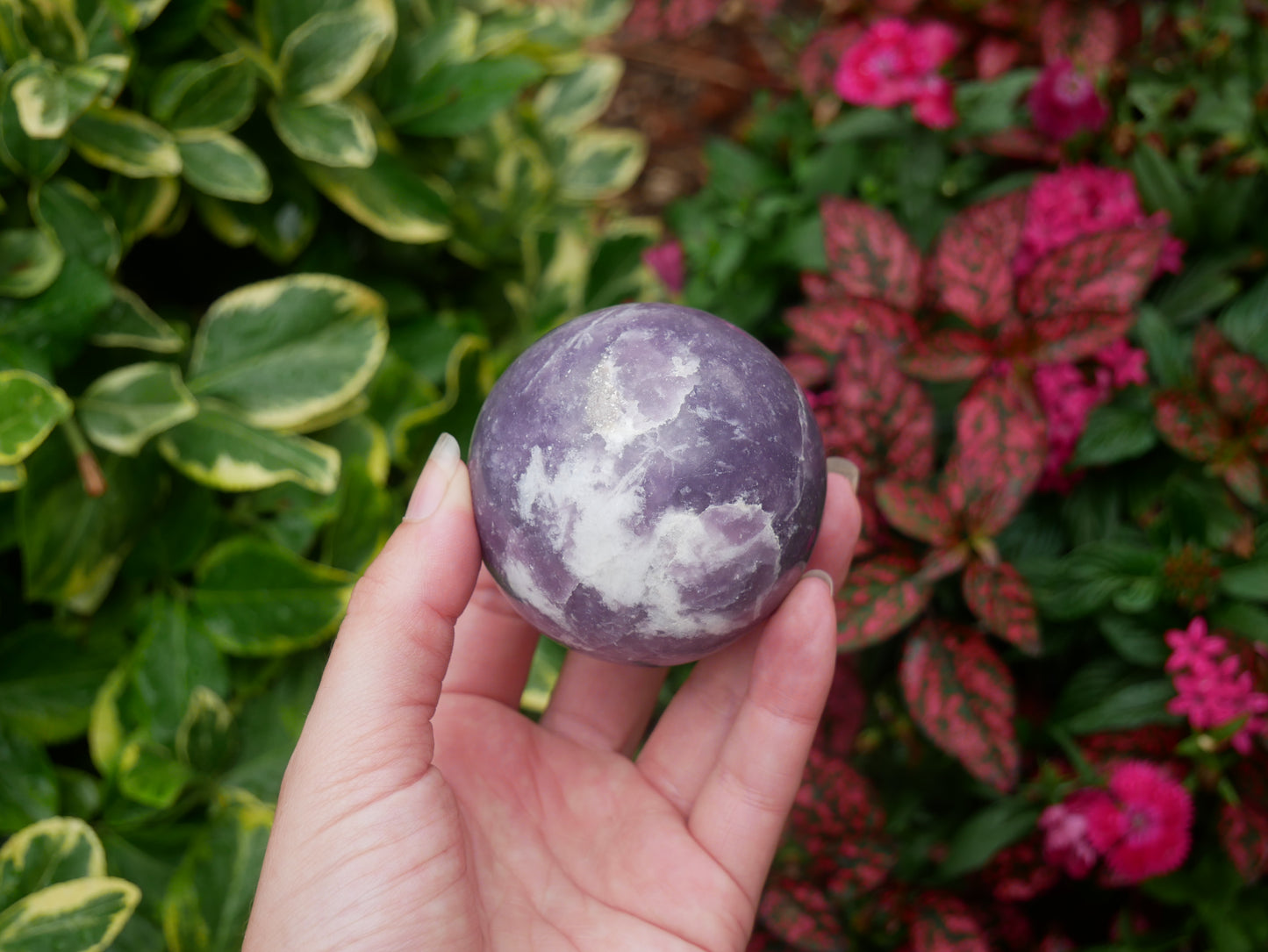 Lepidolite Spheres