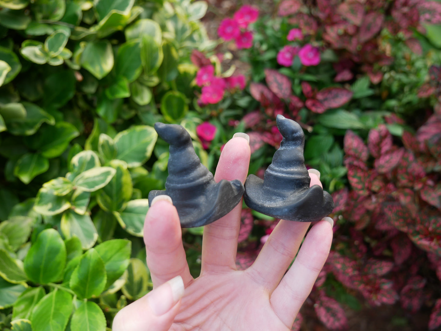 Black Obsidian Witch Hat