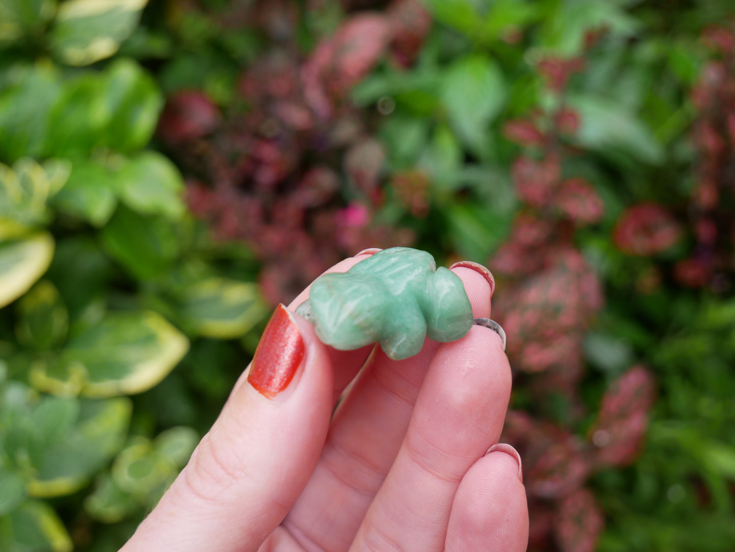 Green Aventurine Frog - Spirit Animals