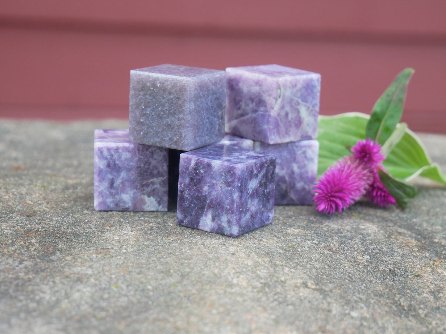 Lepidolite Cubes