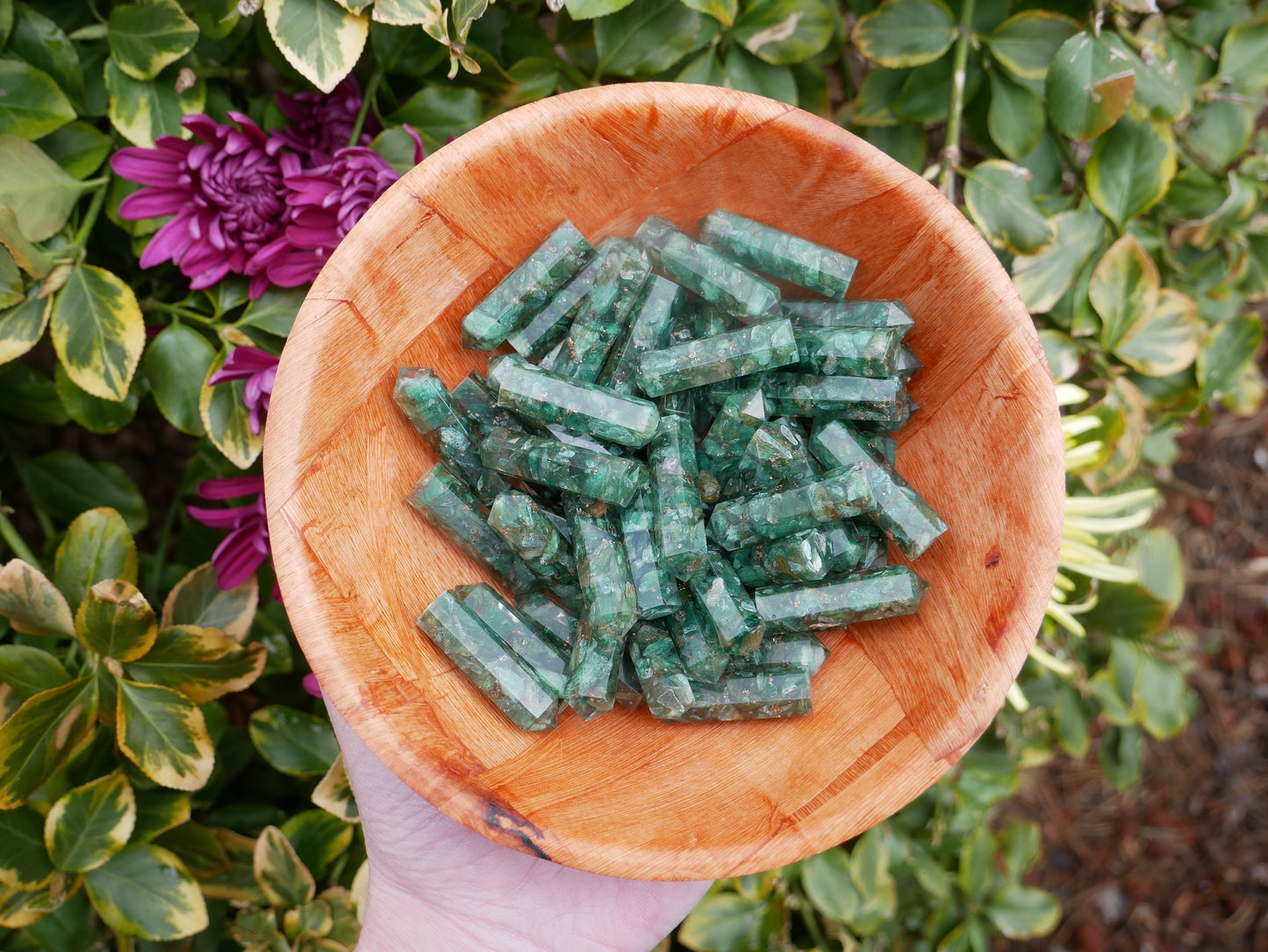 Orgonite Jade Aventurine Points