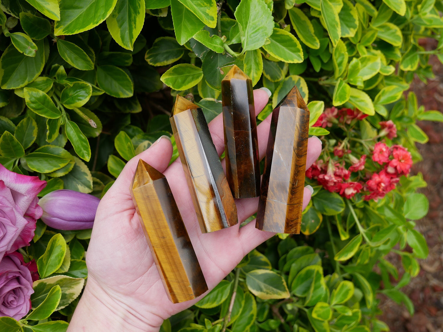 Tigers Eye Crystal Towers