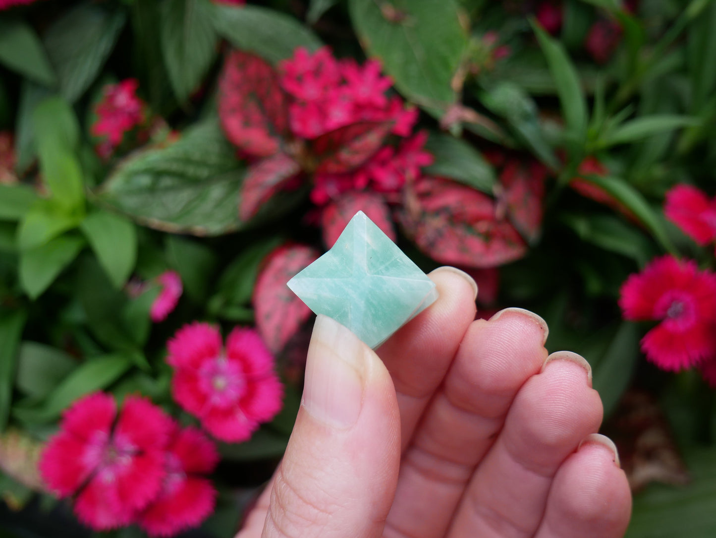 Amazonite Merkaba Star - The Healing Sanctuary