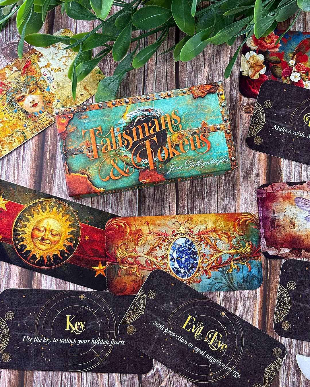 Talismans & Tokens by Jena Dellagrottaglia: Flashcards; 40 pages / English