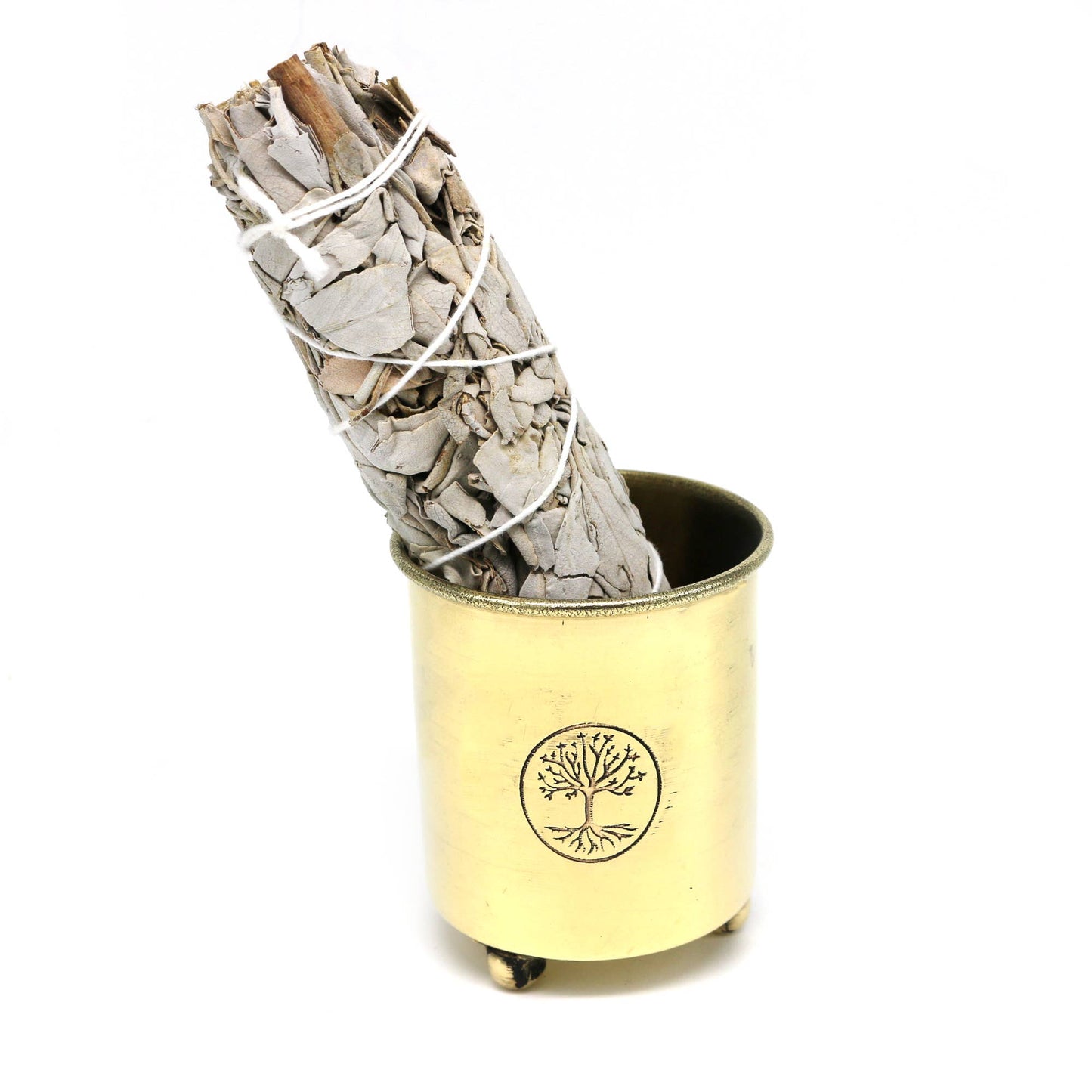 Brass Incense Burner: Tree of Life
