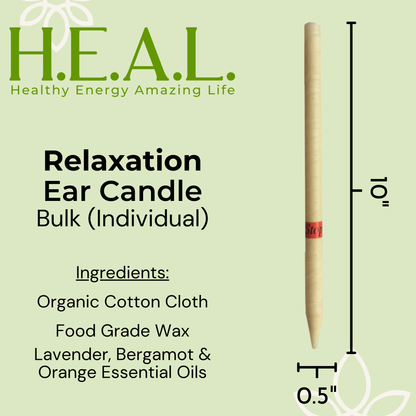 Lavender, Bergamot & Orange Ear Candles by Doc Harmony: 2-Pack