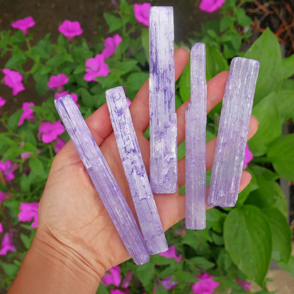 Selenite Purple Sticks