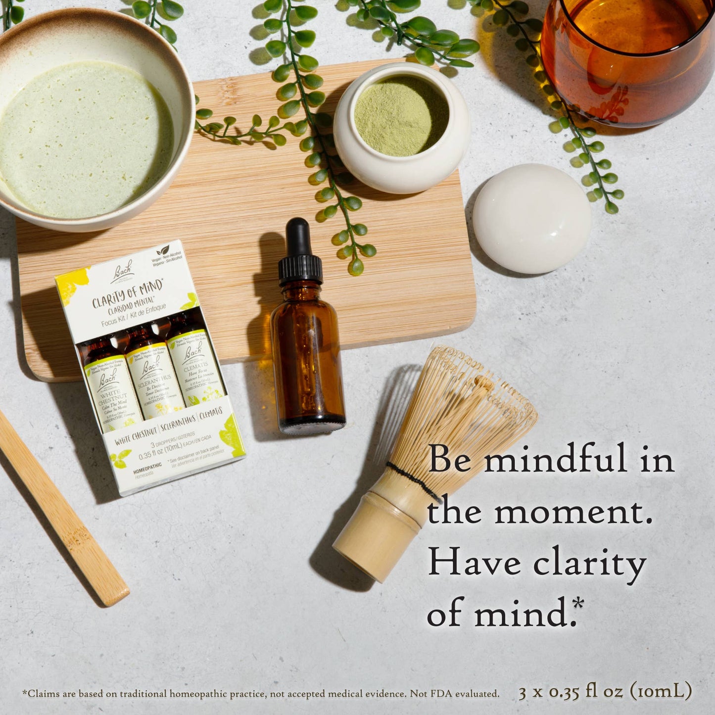 Bach Original Flower Remedies, Clarity Of Mind Trio Kit