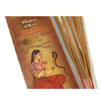 Incense Sticks Ragini Ahiri - Vedic Musk, Oriental Rose - Prayfulness