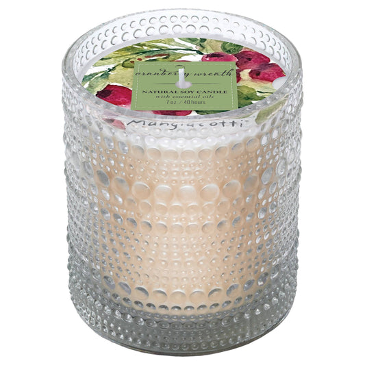 Cranberry Wreath Soy Mangiacotti Christmas