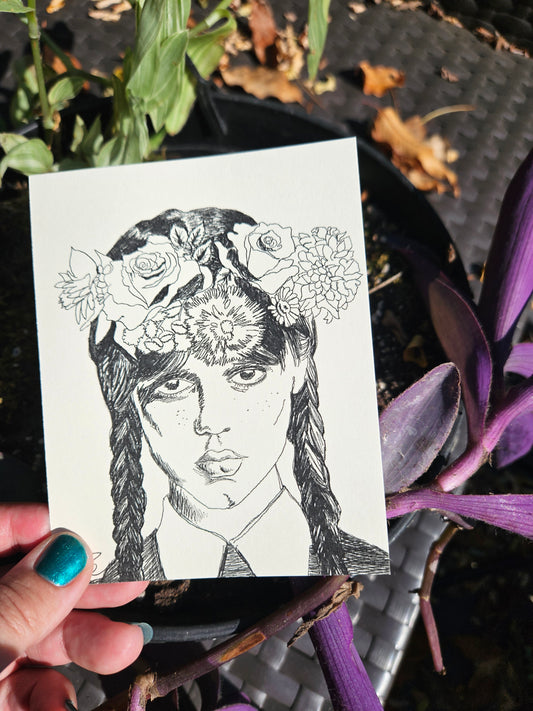 Hallow-gram Gift Card Set-Wednesday