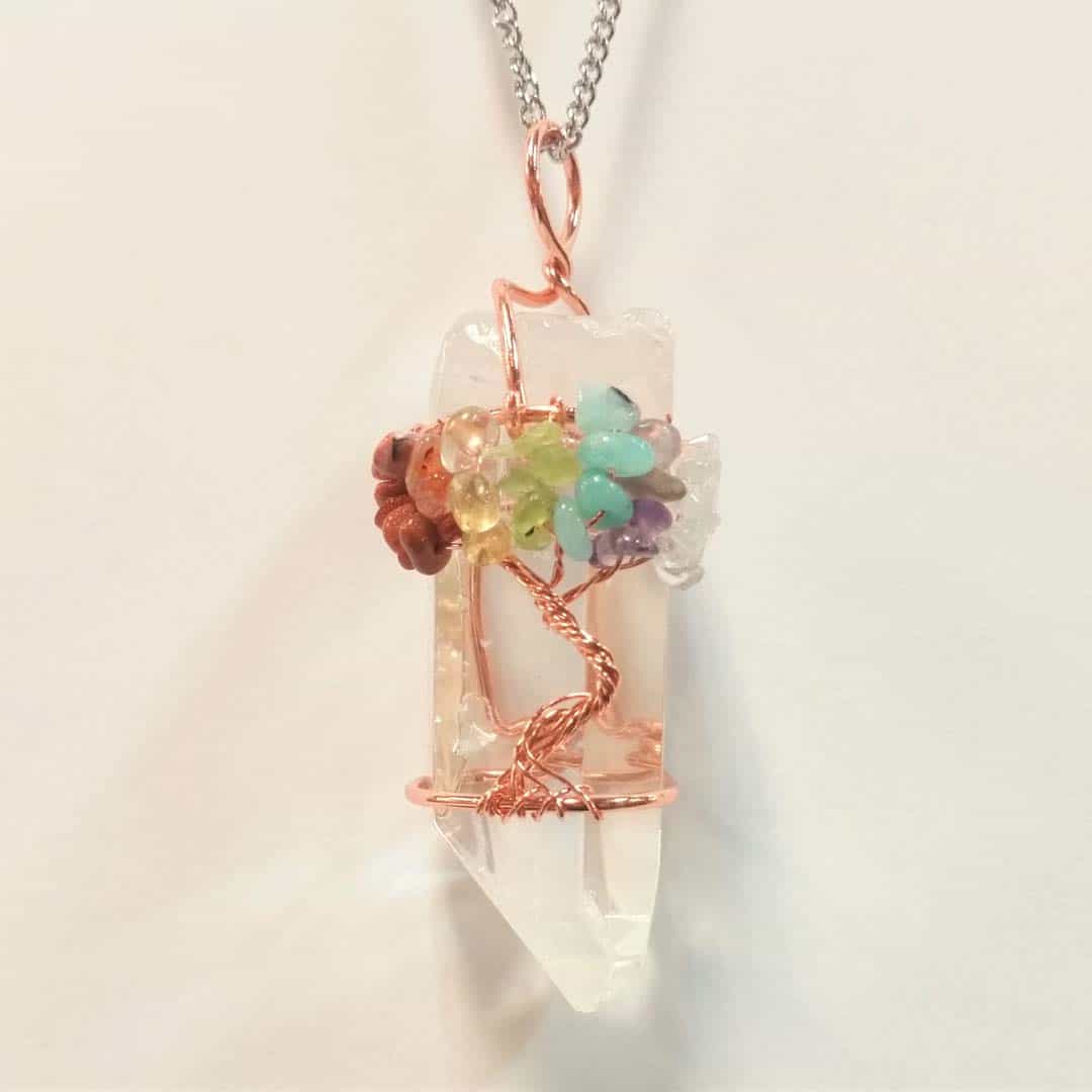Quartz Chakra Pendant