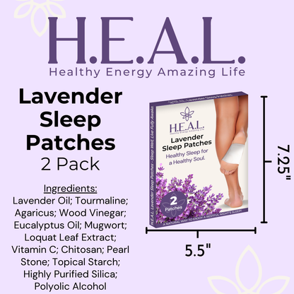 Bodytox Lavender Sleep Patches: 2-Pack
