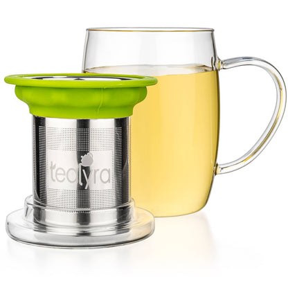 PerfecTEA Glass Cup Infuser - Perfect Tea Mug