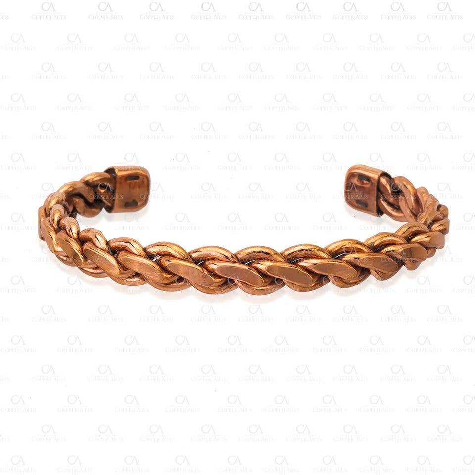 Plain Solid Bracelet with magnets to help arthritis