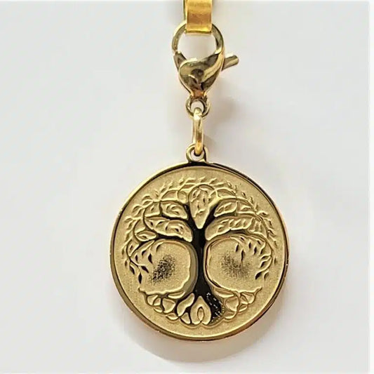 Tree of Life Charm Pendant Gold