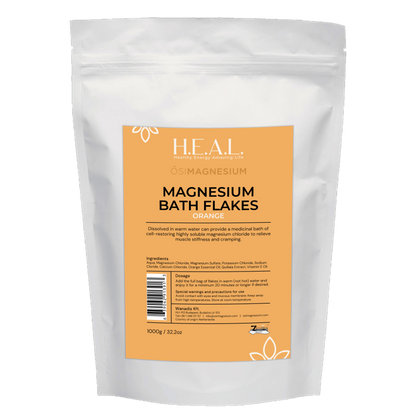 ŐSIMAGNESIUM Bath Flakes with Orange Essential Oil