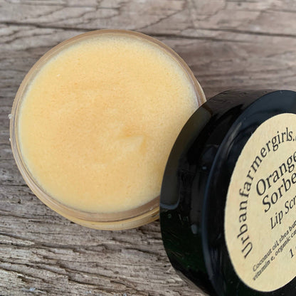 1 Oz Orange Sorbet Natural Lip Scrub