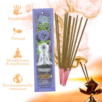 Incense Sticks Third Eye Chakra Ajna - Concentration and Intuition