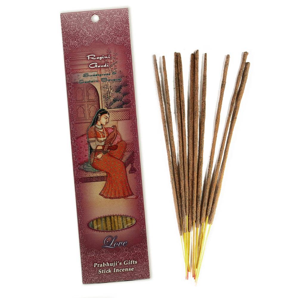 Incense Sticks Ragini Gaudi - Sweetgrass - Pure love