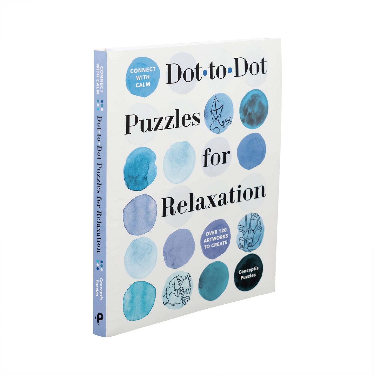 Connect with Calm: Dot-to-Dot Puzzles for Relaxation: Spiral Bound