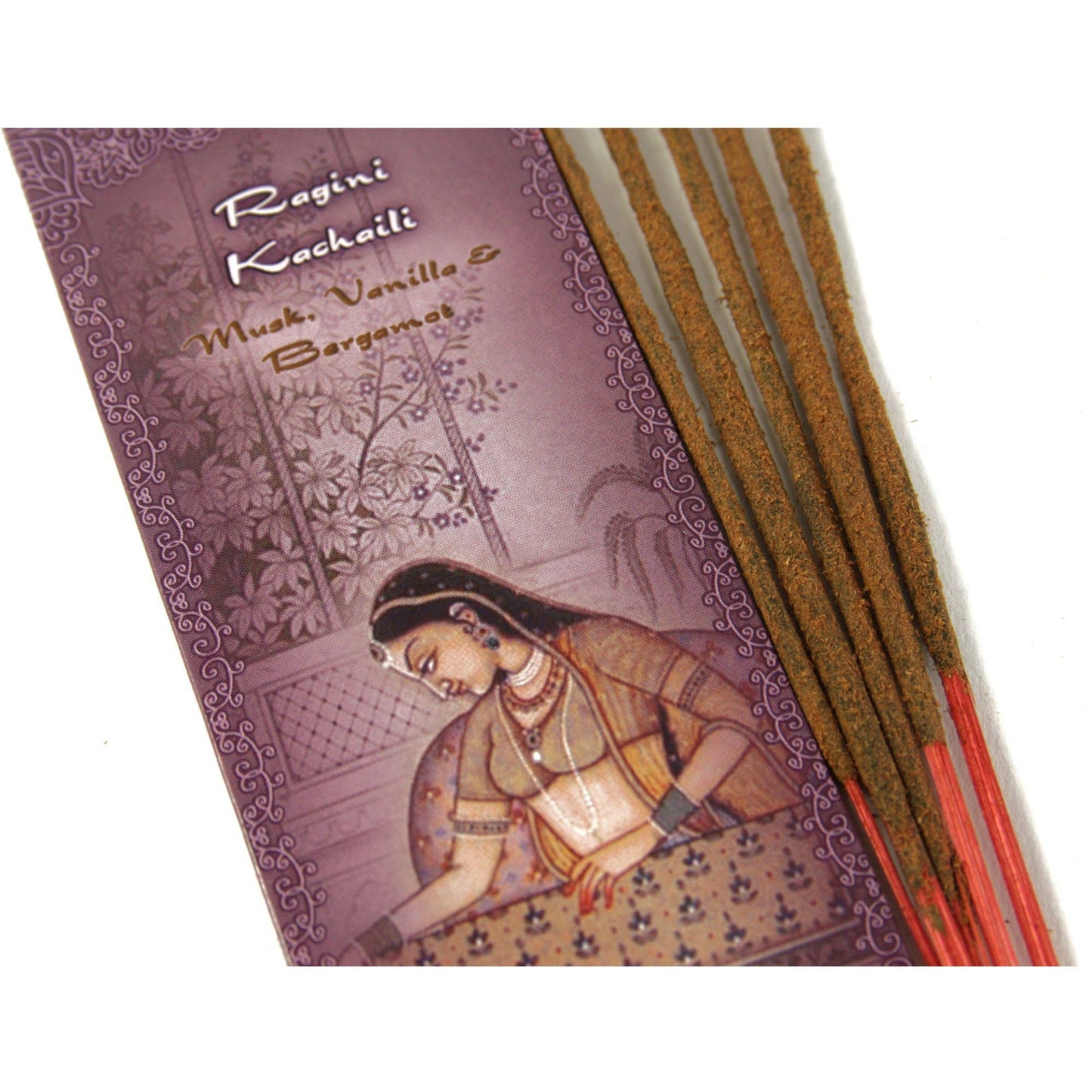 Incense Sticks Ragini Kachaili - Musk, Vanilla, Bergamot - Transcendence