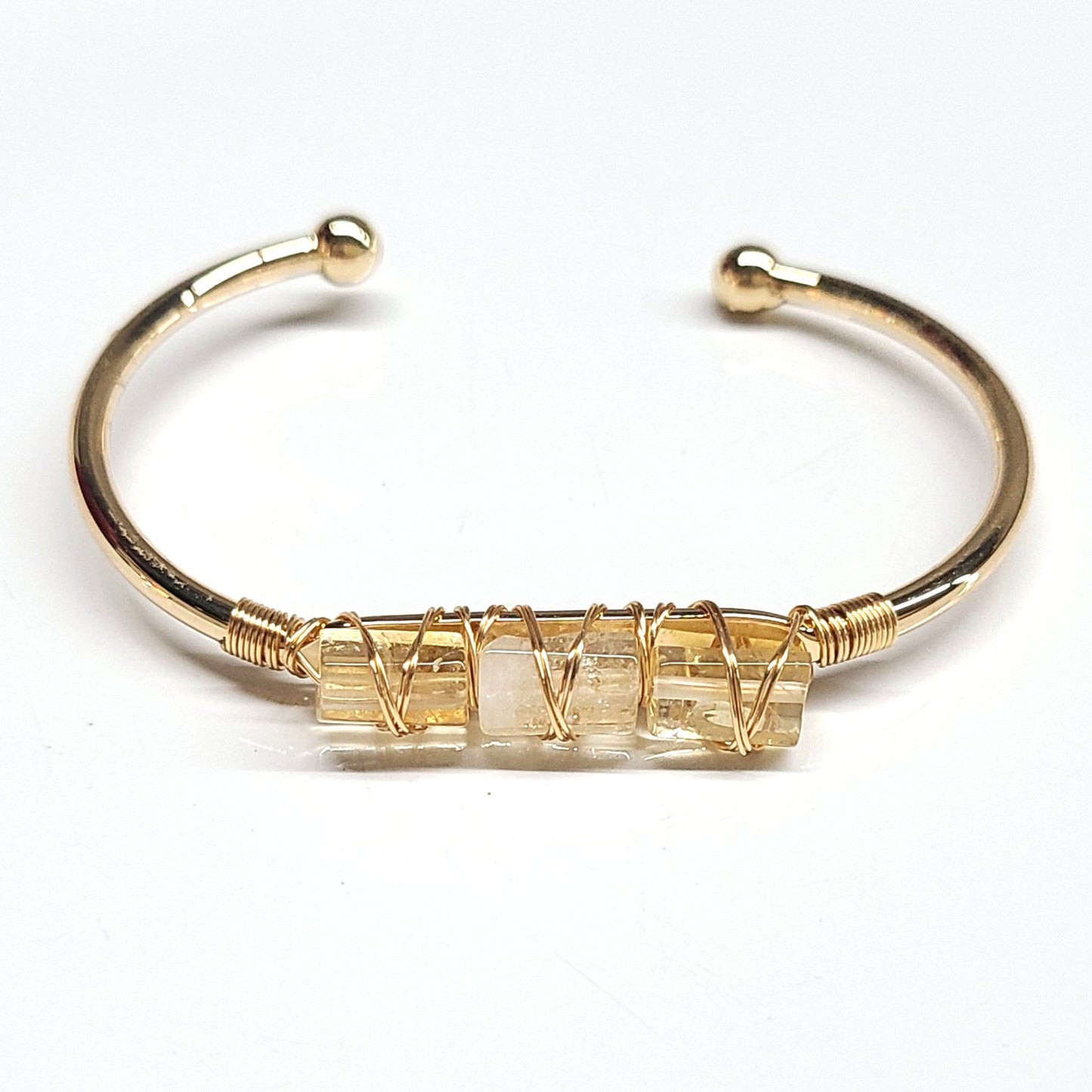 Citrine Cuff Bangel Bracelets