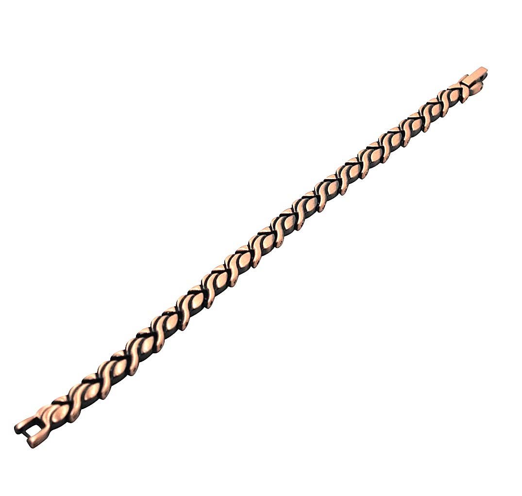 LM 03 Link Copper Adjustable Magnetic  Bracelet