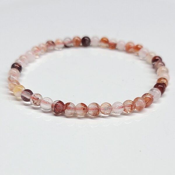 Fire Quartz Beaded Bracelets 4mm