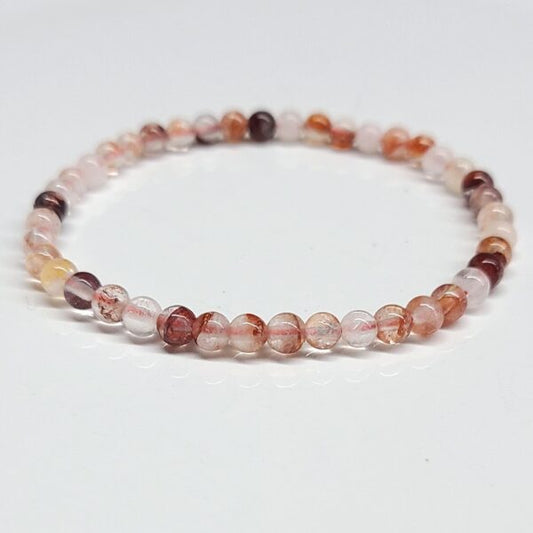 Fire Quartz Beaded Bracelets 4mm