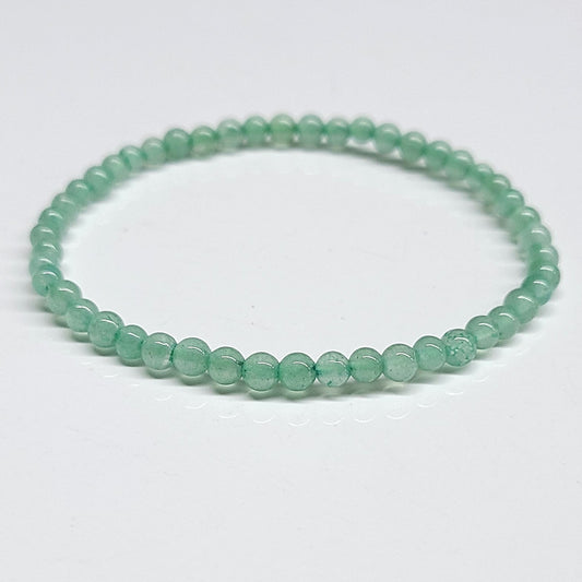 Green Aventurine Beaded Bracelets 4mm