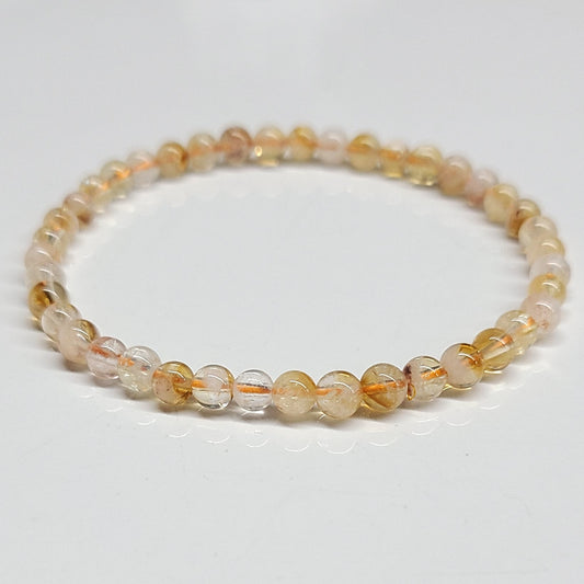 Citrine Beaded Bracelets 4mm