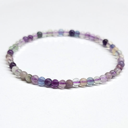 Fluorite Beaded Bracelets 4mm