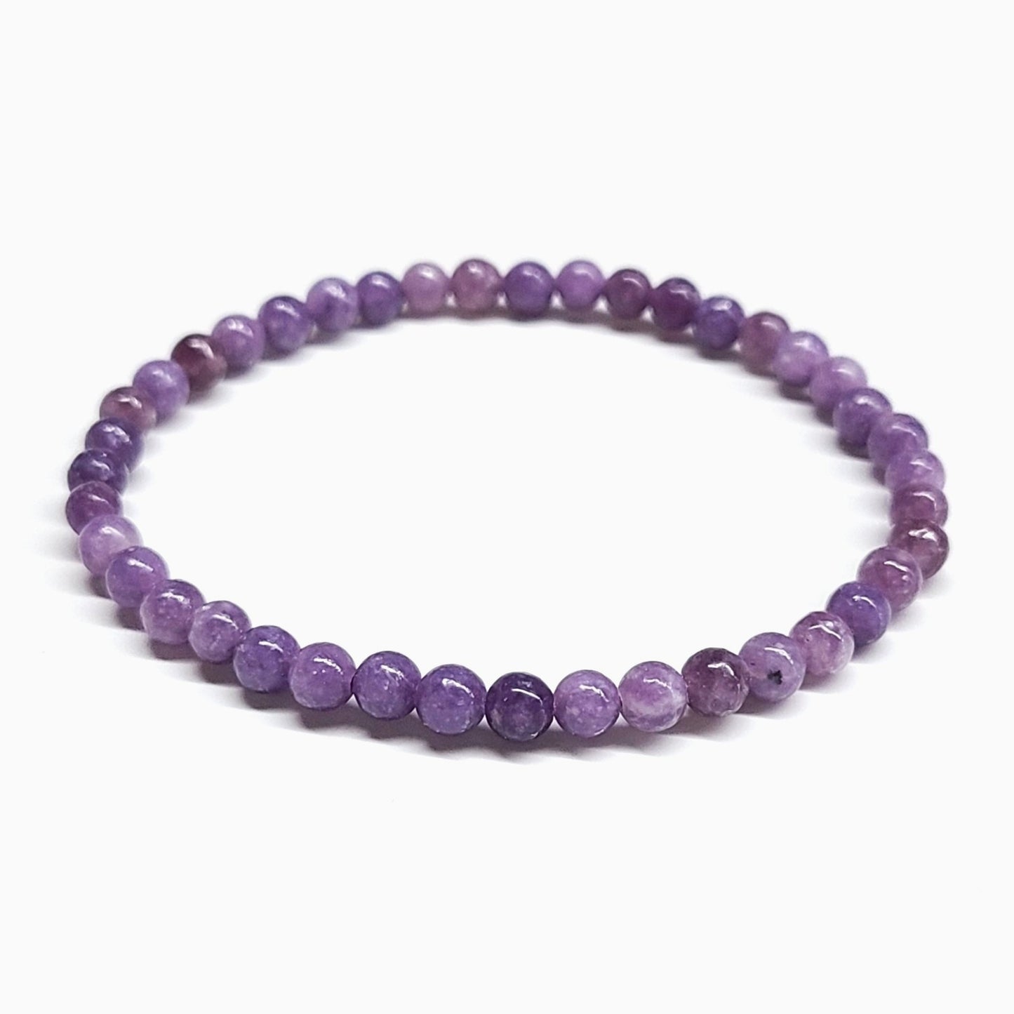 Lepidolite Beaded Bracelets 4mm