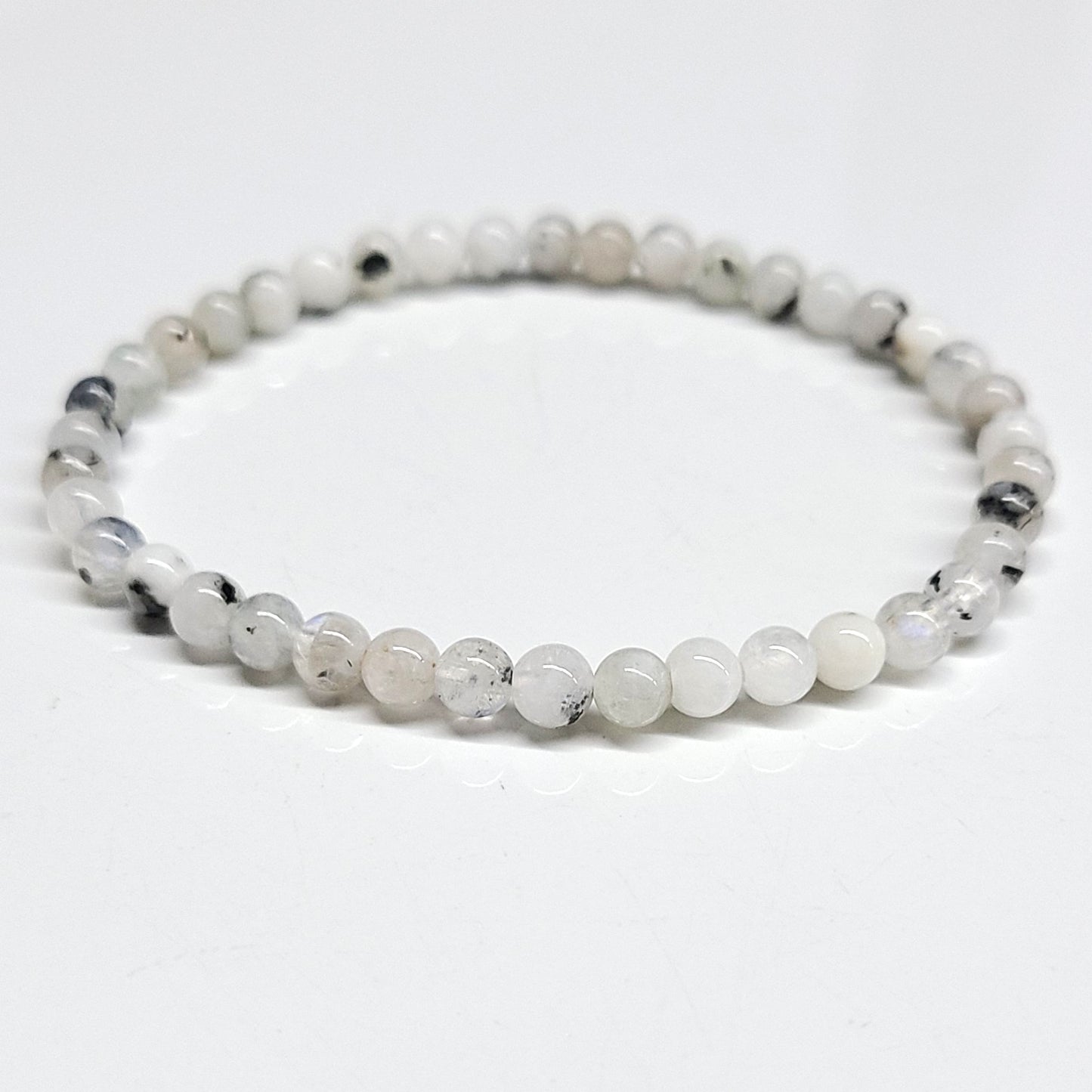 Rainbow Moonstone Beaded Bracelets 4mm