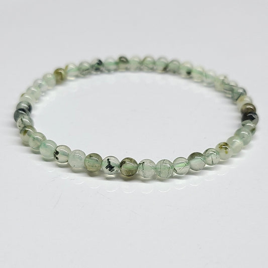 Prehnite Beaded Bracelets 4mm