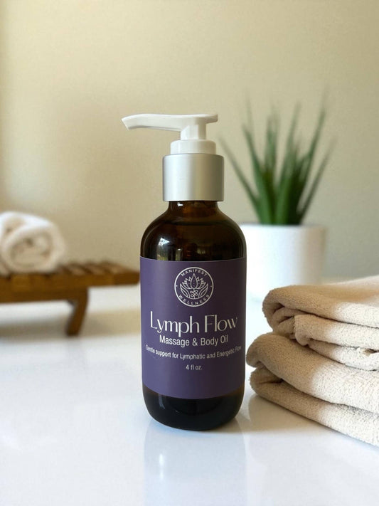 Lymph Flow Herbal Infused Massage & Body Oil 4oz