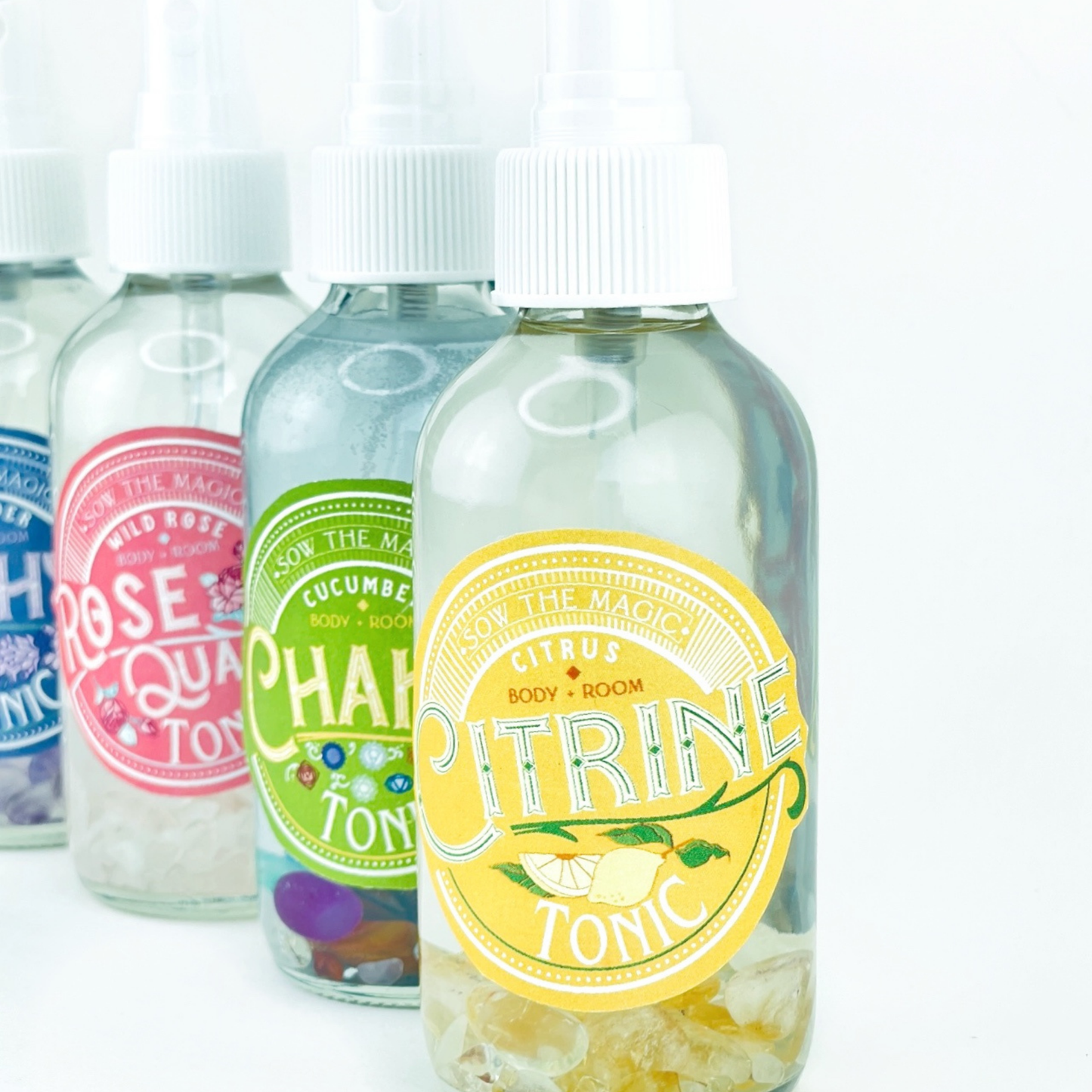 Gem Infused Rose Quartz Body + Room Tonic