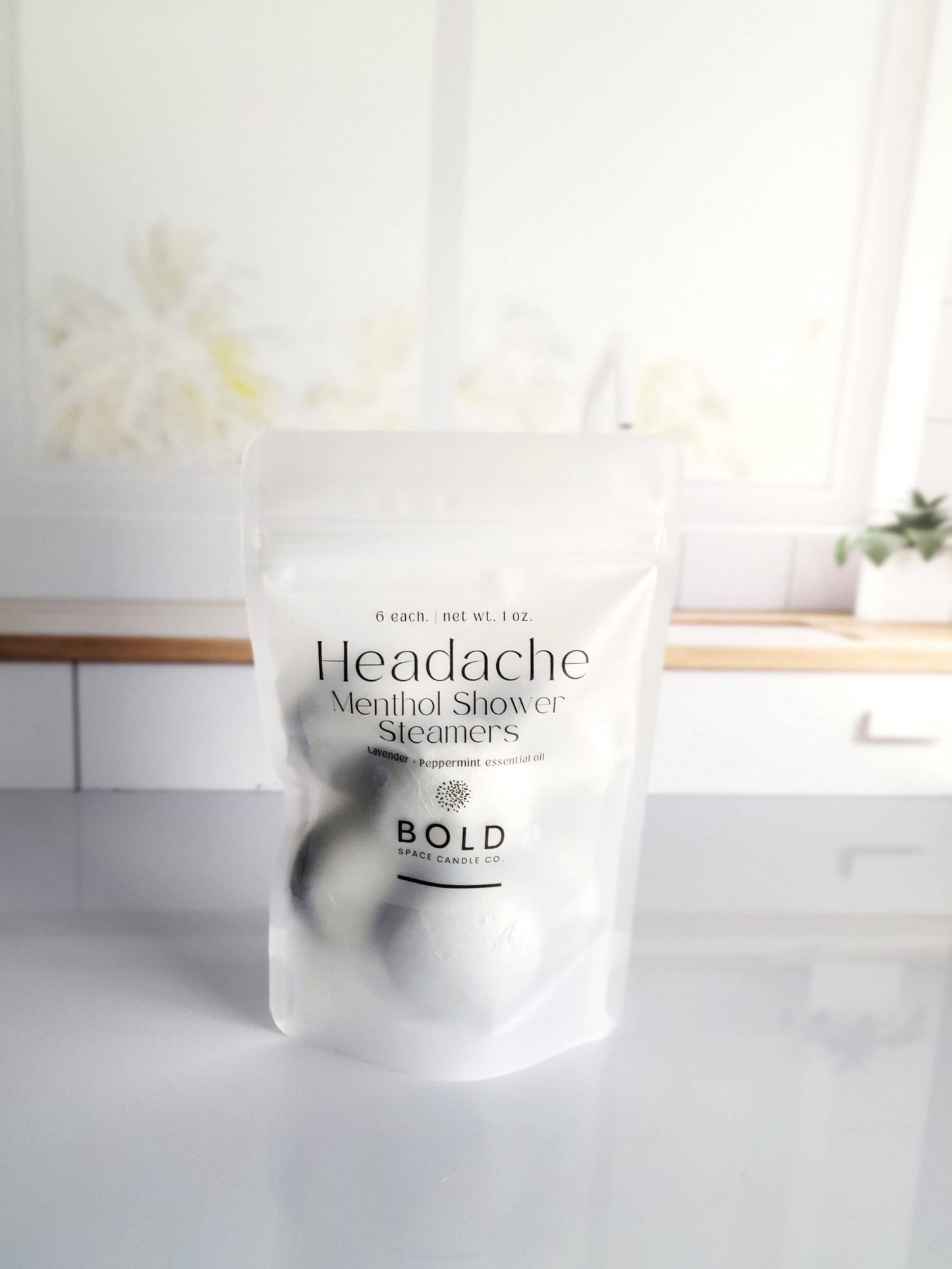 Headache Relief Shower Steamers – Lavender + Peppermint 6 pk