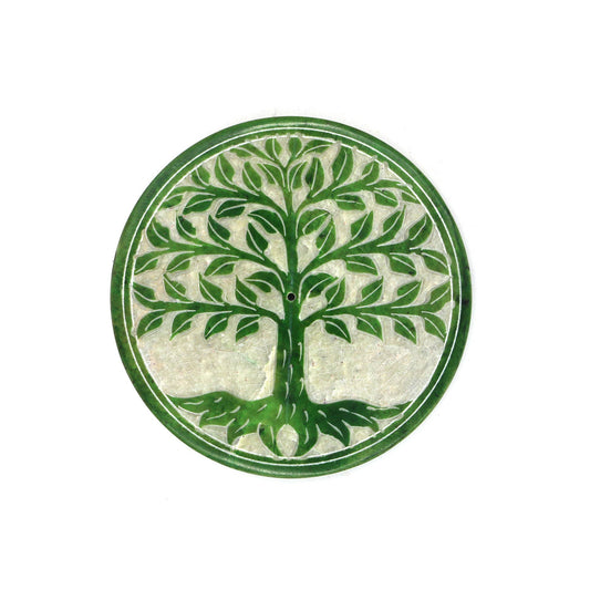 Soapstone Incense Burner - Tree of Life