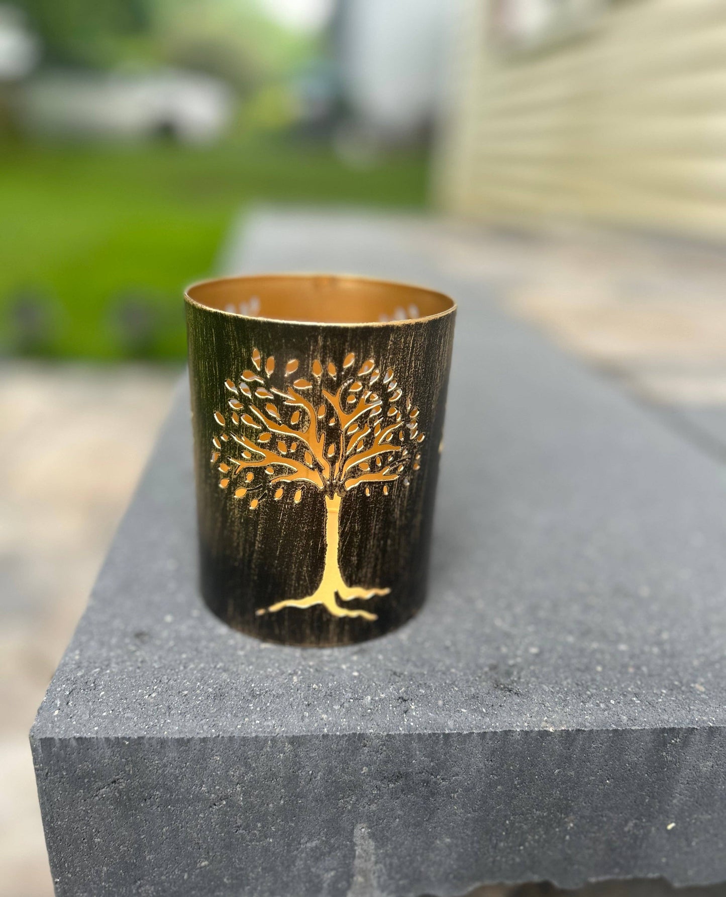 Candle Lantern - Tree Of Life