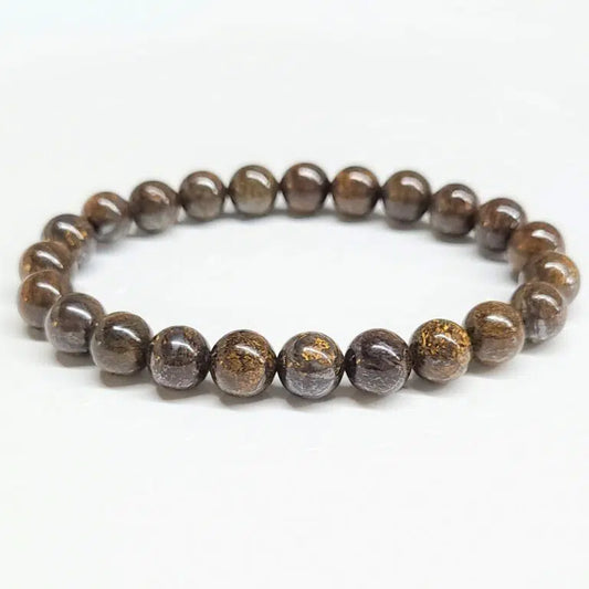 Bronzite Beaded Bracelet 8mm