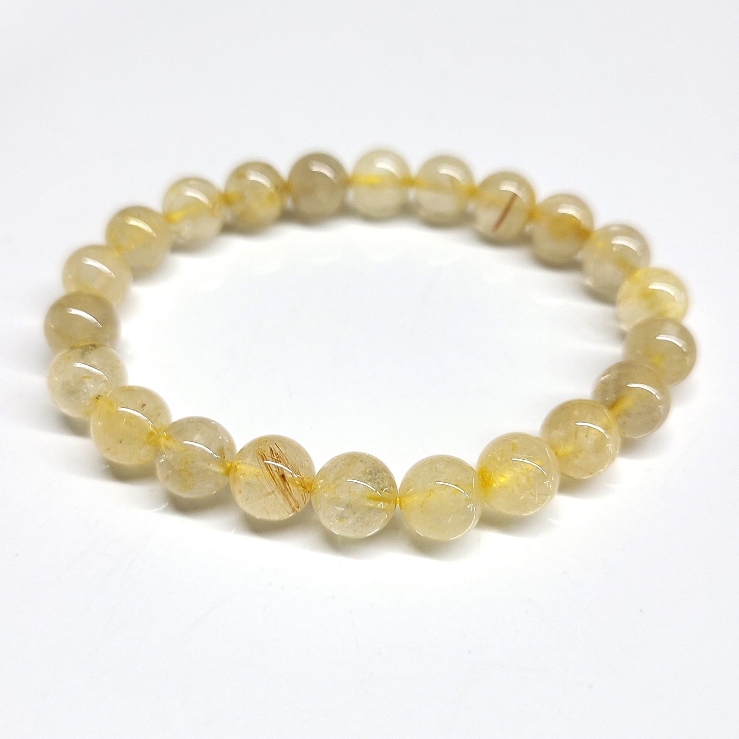 Gold Rutilated Quartz 8mm